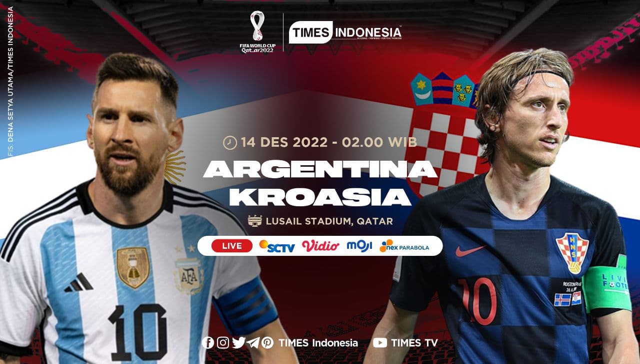Semifinal Piala Dunia 2022, Argentina vs Kroasia Sama-sama Percaya Diri