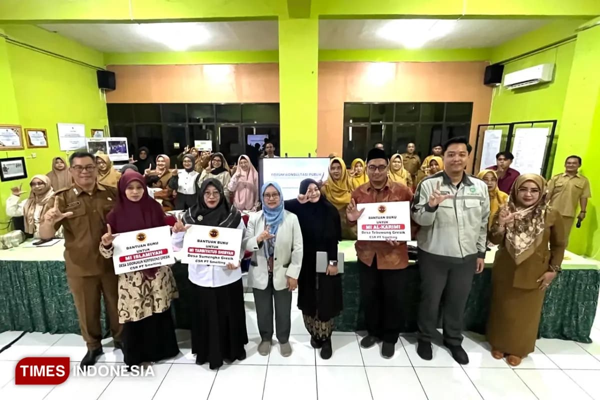 Dorong Minat Baca, PT Smelting Perkuat Literasi di Gresik Lewat Bantuan Buku