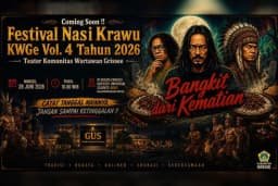 Festival Nasi Krawu KWGe Akan Hadirkan Teater Jurnalis